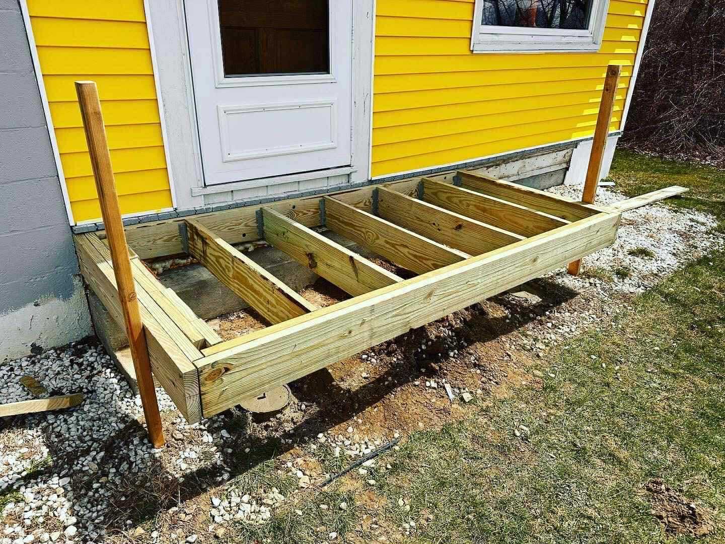 Outdoor Deck Construction